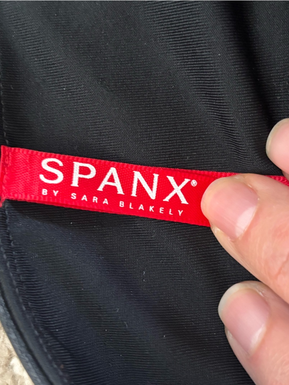 Spanx Faux Leather Leggings Small Petite Black Moto High Waist Zip Detail Skinny - Picture 4 of 7